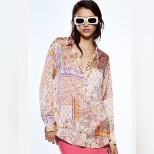 Floral Patchwork Blouse